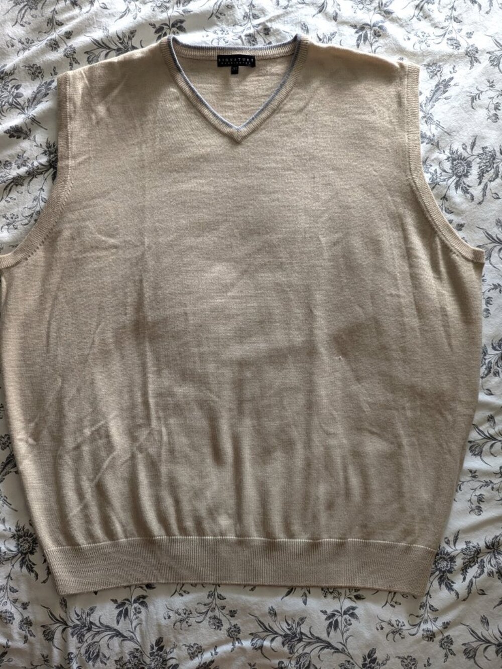 Carrington Signature Merino Blend Knit Vest - Big and Tall